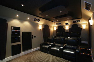 Комнаты для домашних кинотеатров высокого класса Hi-Fi